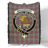 Scottish Tartan MacGregor Hunting Ancient Clan Woven Blanket Crest Style