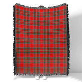 Scottish Tartan MacBean Modern Clan Woven Blanket Plaid Style