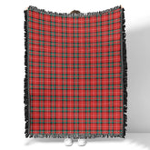 Scottish Tartan Stuart of Bute Clan Woven Blanket Plaid Style