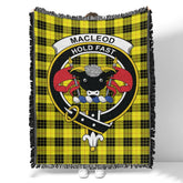Scottish Tartan MacLeod of Lewis Modern Clan Woven Blanket Crest Style