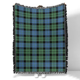 Scottish Tartan MacKay Ancient Clan Woven Blanket Plaid Style
