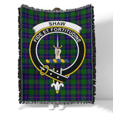 Scottish Tartan Shaw Modern Clan Woven Blanket Crest Style