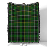 Scottish Tartan MacAlpine Modern Clan Woven Blanket Plaid Style