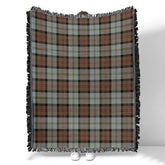 Scottish Tartan MacLeod of Harris Weathered Clan Woven Blanket Plaid Style