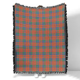 Scottish Tartan Robertson Ancient Clan Woven Blanket Plaid Style