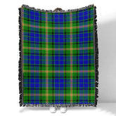 Scottish Tartan Maitland Clan Woven Blanket Plaid Style