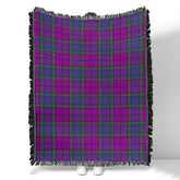 Scottish Tartan Wardlaw Modern Clan Woven Blanket Plaid Style