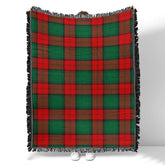 Scottish Tartan Stewart Atholl Modern Clan Woven Blanket Plaid Style