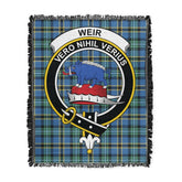 Scottish Tartan Weir Ancient Clan Woven Blanket Crest Style