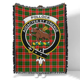 Scottish Tartan Pollock Modern Clan Woven Blanket Crest Style