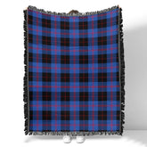 Scottish Tartan Angus Modern Clan Woven Blanket Plaid Style