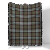Scottish Tartan Stewart Old Weathered Clan Woven Blanket Plaid Style