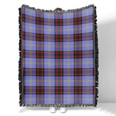 Scottish Tartan Rutherford Clan Woven Blanket Plaid Style