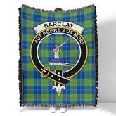 Scottish Tartan Barclay Hunting Ancient Clan Woven Blanket Crest Style