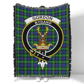Scottish Tartan Gordon Modern Clan Woven Blanket Crest Style