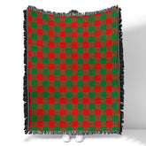 Scottish Tartan Moncrieffe Clan Woven Blanket Plaid Style