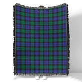 Scottish Tartan Blackwatch Modern Clan Woven Blanket Plaid Style