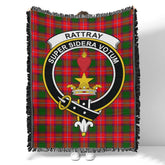 Scottish Tartan Rattray Modern Clan Woven Blanket Crest Style