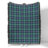 Scottish Tartan MacTaggart Ancient Clan Woven Blanket Plaid Style