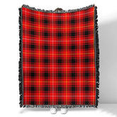 Scottish Tartan MacIver Modern Clan Woven Blanket Plaid Style