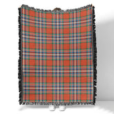 Scottish Tartan MacFarlane Ancient Clan Woven Blanket Plaid Style