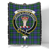 Scottish Tartan Robertson Hunting Modern Clan Woven Blanket Crest Style