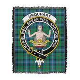Scottish Tartan Urquhart Ancient Clan Woven Blanket Crest Style