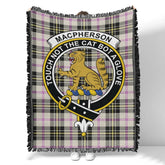 Scottish Tartan MacPherson Dress Ancient Clan Woven Blanket Crest Style