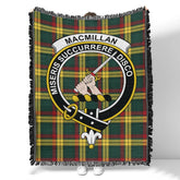 Scottish Tartan MacMillan Old Modern Clan Woven Blanket Crest Style