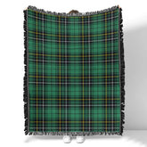 Scottish Tartan MacAlpine Ancient Clan Woven Blanket Plaid Style