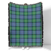 Scottish Tartan Bowie Ancient Clan Woven Blanket Plaid Style
