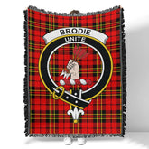Scottish Tartan Brodie Modern Clan Woven Blanket Crest Style