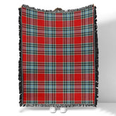 Scottish Tartan MacLeay Clan Woven Blanket Plaid Style