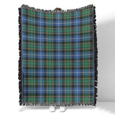 Scottish Tartan MacRae Hunting Ancient Clan Woven Blanket Plaid Style