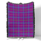 Scottish Tartan Jackson Clan Woven Blanket Plaid Style