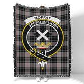 Scottish Tartan Moffat Modern Clan Woven Blanket Crest Style