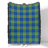 Scottish Tartan Barclay Hunting Ancient Clan Woven Blanket Plaid Style