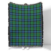 Scottish Tartan Forsyth Ancient Clan Woven Blanket Plaid Style