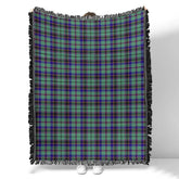 Scottish Tartan Stevenson Clan Woven Blanket Plaid Style