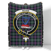 Scottish Tartan Rose Hunting Modern Clan Woven Blanket Crest Style
