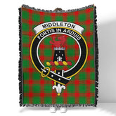Scottish Tartan Middleton Modern Clan Woven Blanket Crest Style