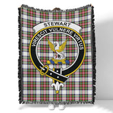 Scottish Tartan Stewart Dress Modern Clan Woven Blanket Crest Style