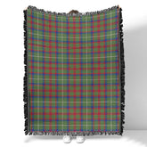 Scottish Tartan Shaw Green Modern Clan Woven Blanket Plaid Style