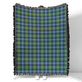Scottish Tartan MacNeill of Barra Ancient Clan Woven Blanket Plaid Style