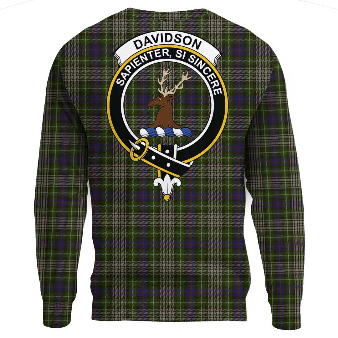 Davidson Tulloch Dress Tartan Crest Sweatshirt