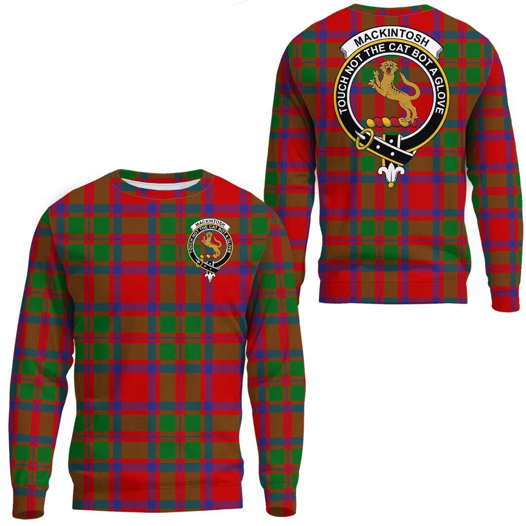 MacKintosh Modern Tartan Crest Sweatshirt