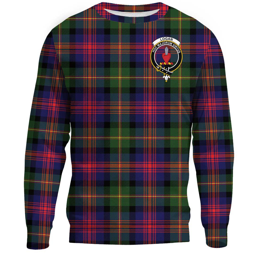 Logan Modern Tartan Crest Sweatshirt
