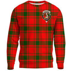 MacQuarrie Modern Tartan Crest Sweatshirt