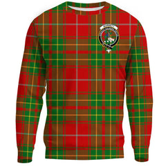 Burnett Ancient Tartan Crest Sweatshirt