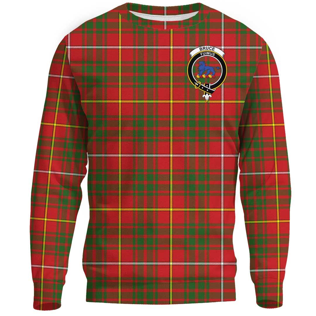 Bruce Modern Tartan Crest Sweatshirt